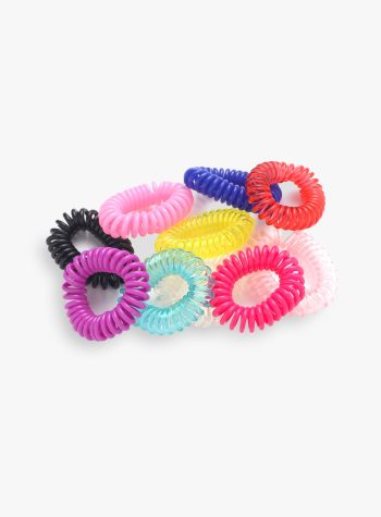 Elastici capelli a spirale colorati 6 pezzi