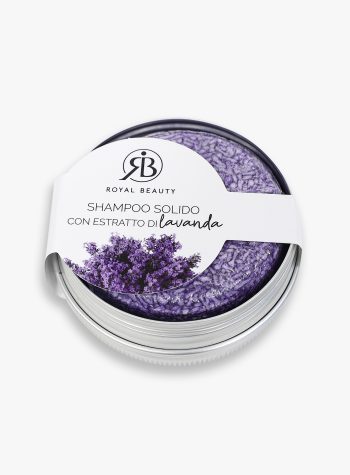 Festes Shampoo mit Lavendelextrakt