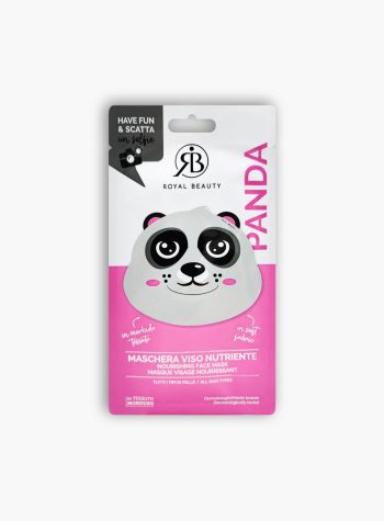 Nährende Gesichtsmaske aus Stoff - Panda