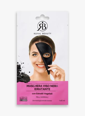 Maschera viso nera idratante monouso