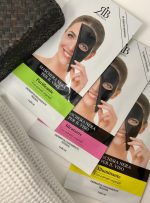 Maschera viso nera illuminante monouso