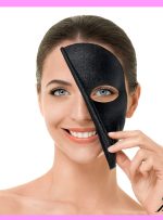 Maschera viso nera illuminante monouso