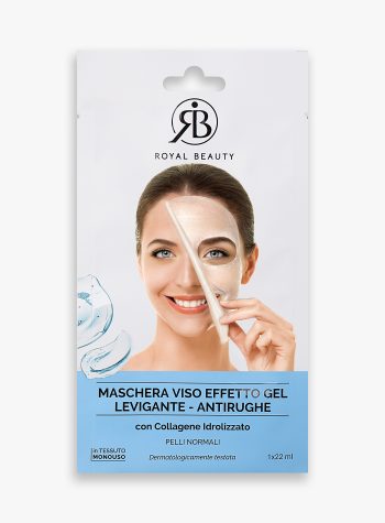 Maschera levigante effetto gel monouso