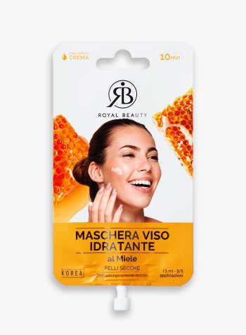 Maschera viso idratante al miele